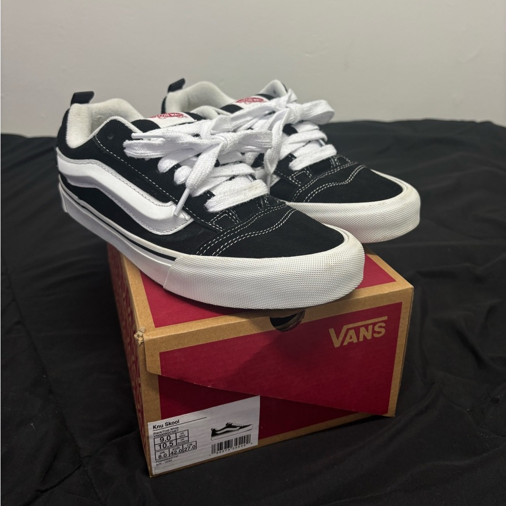 Vans Knu Skool Black/White